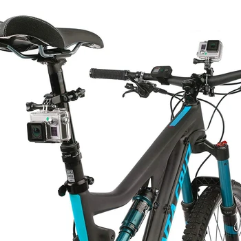 Bicicleta Ghidon Seatpost Clamp Mount pentru Gopro Hero 9 8 7 6 5 4 SJCAM Camera de Acțiune cu Pivot Brat Trepied Accesorii Ciclism