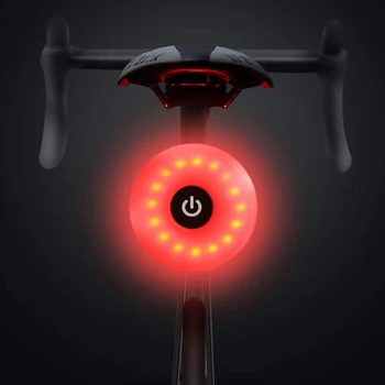 Biciclete Coada Lumina USB Reîncărcabilă Bicicleta lampa Spate Mini Flash Stop Siguranță Lumini de Avertizare Ciclism MTB din Spate Lampă