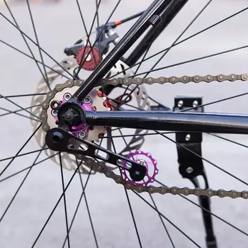 Biciclete de munte biciclete unice de viteză dispozitivului de tensionare a lanțului lanțul fermoar stabilizator Reglează tensiunea de Aliaj de Aluminiu durabil piese de Bicicletă
