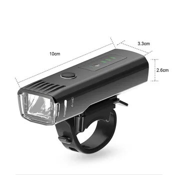 Biciclete Lumina USB Reîncărcabilă Lampă cu LED-uri Senzor de Lumina Impermeabil Biciclete Lampa Ciclu Fata Spate Lampă Lanternă de Lumină