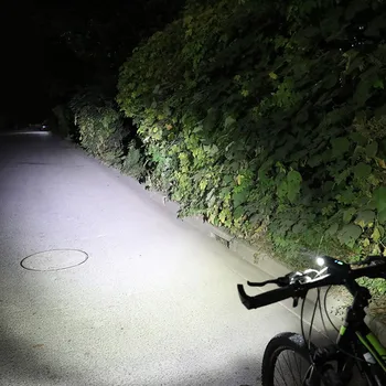 Biciclete Lumina USB Reîncărcabilă Lampă cu LED-uri Senzor de Lumina Impermeabil Biciclete Lampa Ciclu Fata Spate Lampă Lanternă de Lumină