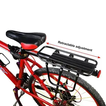 Biciclete Touring Transport 110lbs Eliberare Rapidă Spate Reglabil de Marfă Cadru Rack-Montat suport pentru Biciclete 24