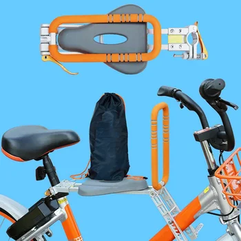 Bicicletă copil de Siguranță Scaun Pliabil Portabil Ultralight Față de Copii Biciclete Transport cu Balustrada pentru Biciclete de Munte Șa
