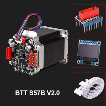 BIGTREETECH BTT S57B V2.0 Buclă Închisă Driver Placa de Control A4950 57 Motor OLED 3D Printer Piese Pentru SKR V1.4 Ender3 VS S42B V1.1