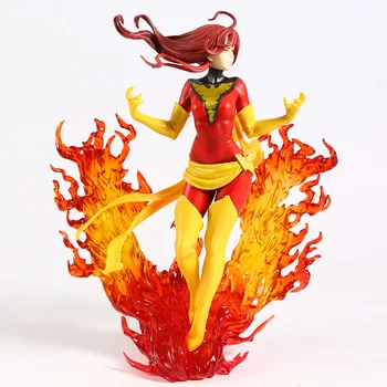 Bishoujo Statuie Dark Phoenix Supergirl Doamna Deadpool Spider Woman Psylocke X-23 PVC Figura Model de Jucărie