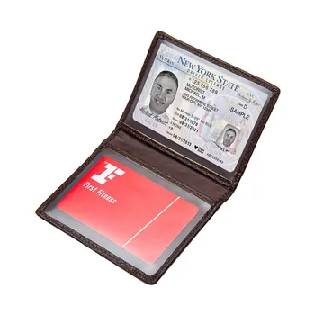 BISI GORO Noi Vacă din Piele RFID Portofel Negru Titularul Cardului de Credit Unisex Card de Portofel Cafea Moda Geanta Slim Mini Geanta cu Bani în 2020