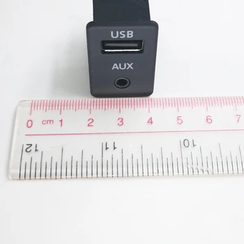 Biurlink 150CM Auto Dual USB Adaptor Auto de Extensie USB de Încărcare Adaptor Audio pentru Toyota Honda pentru iPhone, Smartphone Android