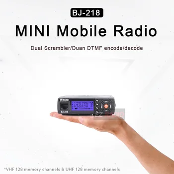 BJ-218 VHF UHF Radio Mobile 10 KM Z218 Mini Masina de Walkie Talkie 10 km Dual Band Walkie-talkie 10 km Profesionale, aparate de radio auto ieftine