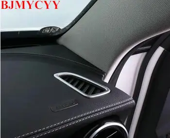 BJMYCYY 2 buc Oțel Inoxidabil Aer Condiționat Aerisire Garnitura Pentru Mercedes-Benz GLC C Class W205 C180 C200 C250 C300 C400