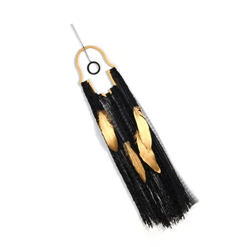 Black Dream Catcher Pene Agatat Ornament Perete Pandantiv Acasă Decorare de Arta Cadouri, Cadouri de Ziua Îndrăgostiților