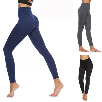 BLESSKISS Pantaloni de Yoga Colanti Sport Femei Fitness Push-Up de Energie fără Sudură Leggins Pentru Femei Talie Mare sală de sport Colanti Roz
