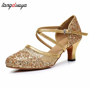Bling tocuri inalte pantofi de dans de dans pantofi pentru fete salsa dans latino pantofi pentru femeie sandale de nunta pantofi de dans tango