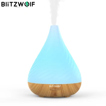 BlitzWolf BW-FUN12 200mL Capacitate Aroma Difuzor Umidificator cu Ultrasunete Aromoterapie RGB Lumina de Noapte Umidificator de Aer Smart Home