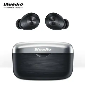 Bluedio Fi Adevărat fără Fir setul cu Cască Bluetooth rezistent la apa TWS Căștile In-ear HIFI Stereo Căști Cu Microfon IPX4 650mAh Putere Banca