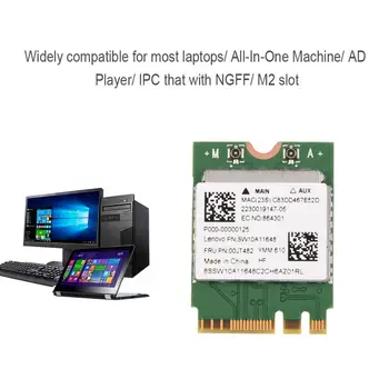 Bluetooth 4.0 + 2.4 G/ 5G Dual-Band plăci de rețea Wireless WIFI Mini unitati solid state/ M2 Card pentru Laptop WIFI Carduri pentru Laptop