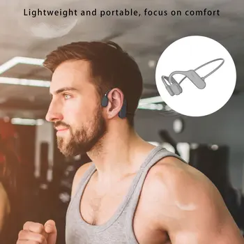 Bluetooth 5.0 Căști Căști Pentru Sporturi de Conducție Osoasă Căști Wireless Nu In-Ear Cască IPX6 Impermeabil Cârlig Ureche