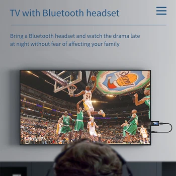 Bluetooth Audio 5.0 Receptor Transmițător cu 3.5 mm, Ecran LCD de 3,5 AUX Stereo Mufă USB Adaptor Bluetooth pentru PC-uri Auto TV Cască