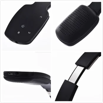 Bluetooth Căști Bandă fără Fir cu Fir Căști 3.5 mm cu microfon Pliabil Stereo pentru Căști Pliabile fone de ouvido