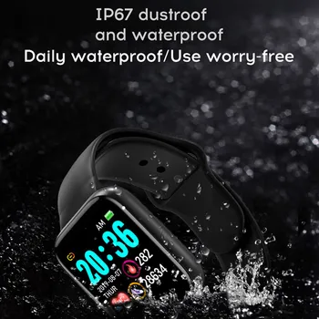 Bluetooth Digital Ceasuri Inteligente Impermeabil Fitness Tracker Monitor de Ritm Cardiac tensiunea Arterială Sport Încheietura ceas Pentru Android IOS