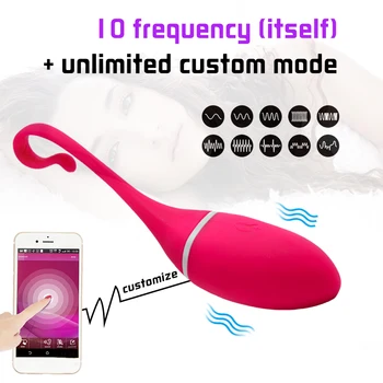 Bluetooth fără Fir Control de la Distanță App Kegel Mingea Ouă Vibratoare Jucarii Sexuale pentru Femei Ben Wa Mingea Stimulator Clitoris Vibratoare