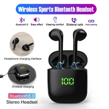 Bluetooth Pavilioane V5.0 Căști fără Fir cu Microfon 4-8H Muzica Timp TWS Căști cu Încărcare Caz