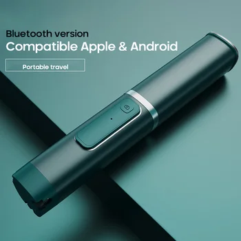 Bluetooth Selfie Stick Portabil Portabil Aparat De Fotografiat Telefon Inteligent Trepied Cu Telecomandă Wireless Pentru IPhone Samsung Huawei Android
