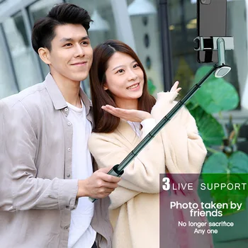 Bluetooth Selfie Stick Portabil Portabil Aparat De Fotografiat Telefon Inteligent Trepied Cu Telecomandă Wireless Pentru IPhone Samsung Huawei Android