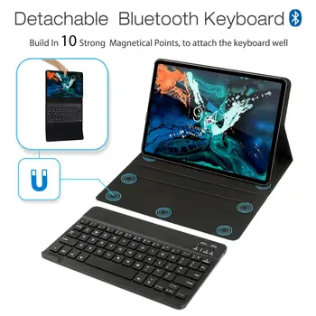 Bluetooth Tastatură Caz pentru iPad Pro de 12.9 inch 3-a Generație pentru Apple iPad 2018 Tableta A1876 A1895 A1983 AAZERTY QWERTZ