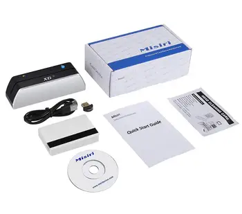 Bluetooth USB 3 Piese X6(BT) VIP Card Reader Writer Encoder Mini Portabil MSR X6