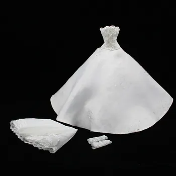 Blyth papusa haine albe de mireasa rochie de seară este potrivit pentru blythe gheață licca comun papusa