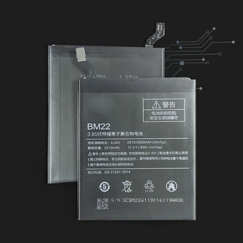 BM22 2910mAh Pentru Xiaomi Mi 5 M5 Mi5 Tensiune Baterie Litiu-Polimer Puternic, de Înlocuire Telefon Mobil Baterie