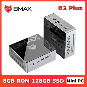 BMAX B2 Plus Mini PC 8GB ROM 128GB SSD Mini Calculator Intel Celeron J4115 DDR4 Grafică 400 Quad Core Bluetooth 5.0 RJ45 Win10