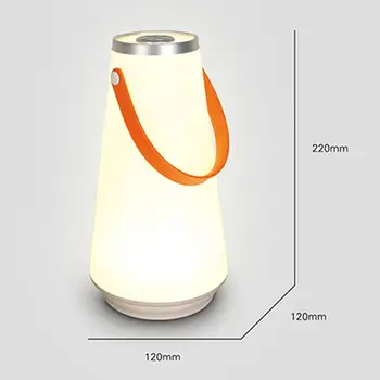 BMBY-Creative Minunat Wireless Portabil cu Led-uri Lumina de Noapte Lampă de Masă Usb Reîncărcabilă Apăsați Comutatorul în aer liber Camping de Urgență L