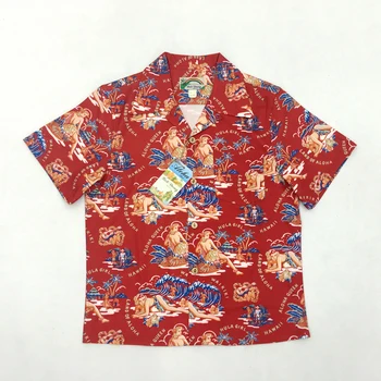 Bob Dong Aloha Tricouri Hawaii Hula Fata De Oamenii De Pe Plajă Tricou De Vara Cu Maneci Scurte Tricou Hawaii, Vacanta, Topuri Camisa Masculina