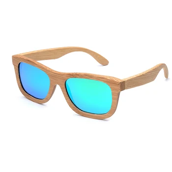 BOBO PASĂRE Pătrat ochelari de Soare Barbati Doamnelor Polarizate UV Protectie Ochelari de Femei Bambus Ochelari de Soare lunetele femmes solaire