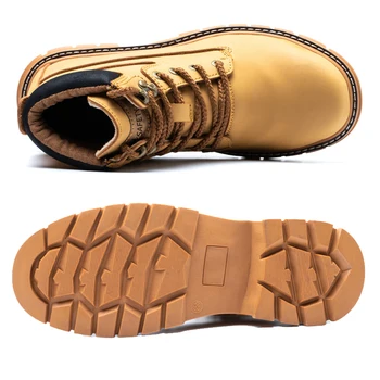 Bocanci de Protectie pantofi de Mens Steel toe boots Anti-knock anti-piercing bărbați încălțăminte de protecție încălțăminte de protecție indestructibil
