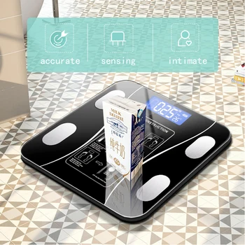 Body Fat Scale Inteligente Wireless Digital De Baie Scară Greutate Compoziția Corpului Analizor Cu Smartphone App Bluetooth