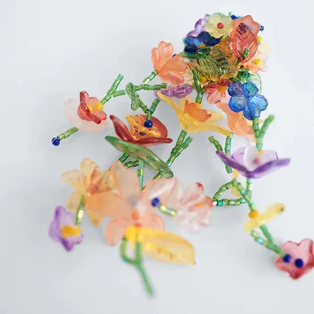 Boem Tendință Cercei cu Margele Bijuterii Handmade Floare de Cristal Cercei Lungi pentru Femei Aretes De Mujer Modernos 2020 Cadou