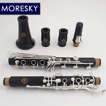 Bohem Sistem de Abanos clarinet Franța G Ton clarinet Grenadilla argint placat cu cheile MORESKY M301