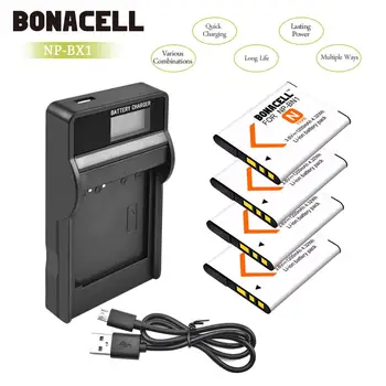 Bonacell 1200mAh NP-BN1 NP BN1 NPBN1 aparat de Fotografiat Baterie+LCD Incarcator pentru Sony TX9 WX100 TX5 WX5C W620 W630 W670 TX100 L10