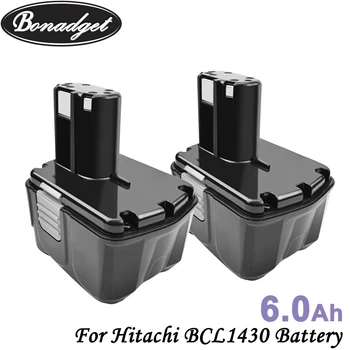 Bonadget BCL1430 2 Bucata 14.4 V 6000mAh Li-ion Pentru Hitachi BCL1430 CJ14DL DH14DL EBL1430 BCL1415 Instrumente de Putere a Bateriei