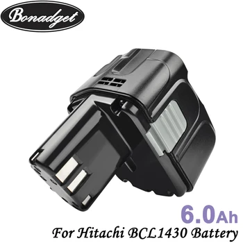 Bonadget BCL1430 2 Bucata 14.4 V 6000mAh Li-ion Pentru Hitachi BCL1430 CJ14DL DH14DL EBL1430 BCL1415 Instrumente de Putere a Bateriei
