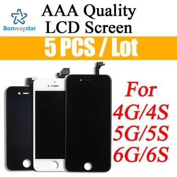 Bonwaystar Capacitiv ecran Pentru iphone 5s display 4s 5 6 6s Lcd kit prețul cu ridicata 4