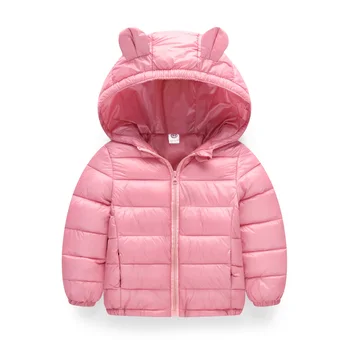 BOTEZAI Toamna Iarna Copii Îmbrăcăminte Caldă în Jos Jacheta Pentru Baieti Coat Toddler Fata Îmbrăcăminte exterioară Copil Haine Copii 1-6 ani