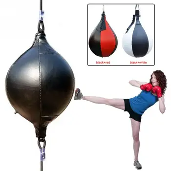 Box în Formă de Pară PU Viteza de Minge de Pivotare Sacul de box Stantare Exercițiu Speedball sacul Pumn de Formare de Fitness Minge
