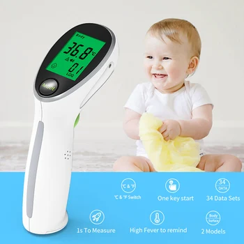 BOXYM Medicale Degetului Pulsoximetru Digital Termometru cu Infraroșu Pentru Copil și Adult din Familie, de Îngrijire a Sănătății Pachete turistice