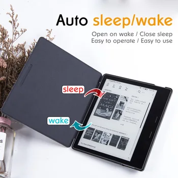 BOZHUORUI Caz pentru Kindle Oasis (9-Gen - 2017 și a 10-Gen - 2019) -Ușor Slim Fit Capac de Protecție cu Auto Sleep/Wake