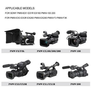 BP-U60 Camera Bateriei pentru Sony BPU66 U30 Canalul 62 BPU65 BPU90 BP-U95 PMW-100 PMW-200 PMW-F3K PMW-EX1 PMW-EX1R Baterii 6600Mah