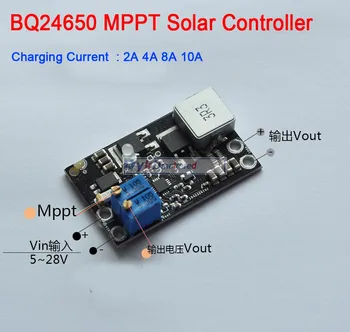 BQ24650 10A Panou Solar MPPT Controler Baterie de Litiu Li-Ion, LiFePO4 Plumb Acid de Încărcare dc 12V 24V Buck Module Reglabile