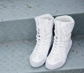 Brand de lux dans Hip-hop alb rece Pantofi Cizme de Moda High Top Trainers din piele Cizme martin adidași